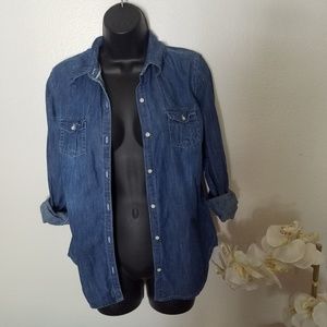 So Jean button down shirt medium